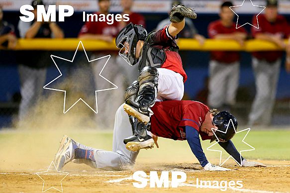 in action from the Australian Baseball League 2019/20 Round 10 game 4 clash between the Perth Heat v Melbourne Aces played at Perth Harley-Davidson ballpark, Perth Photo: James Worsfold / SMP IMAGES / Baseball Australia |